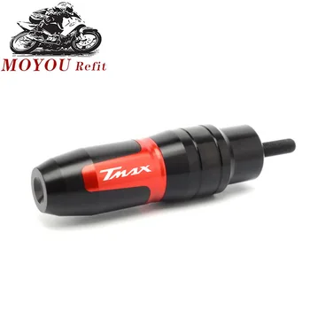 Už YAMAHA T-Max 500 TMAX 500 TMax 530 2008-2018 2016 2017 Motociklo reikmenys, Rėmo Slankiklį Anti Crash Kepurės Išmetamųjų Slankmačiai