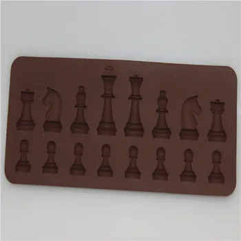 Užsienio Prekybos Sprogimo Modeliai Silikono Šachmatų Šokolado Pelėsių 21*8.8*1.1 cm