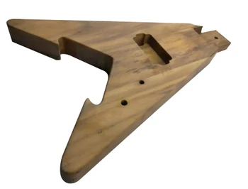 V-tipo elektrinė gitara įstaiga priima aukštos kokybės paulownia medienos pusgaminiai
