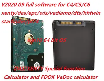 V2020.09 MB STAR C4 C5 6 VCI pilnas Programinės įrangos XENRY/SCN/DAS/EPK duomenis, kortelėje/HHTwin/WIS//EWA/Starfinder/VEDIAMO/DTS-Monakas/FDOK/VeDoc