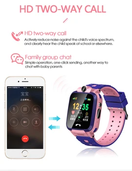 V95 Vaikai Smart Žiūrėti SOS Skambučio Kamera Kūdikių Anti-lost Laikrodis Jutiklinio Ekrano Telefonas LBS Padėties nustatymo Vietą Vaikų Žiūrėti Vaikai Dovana