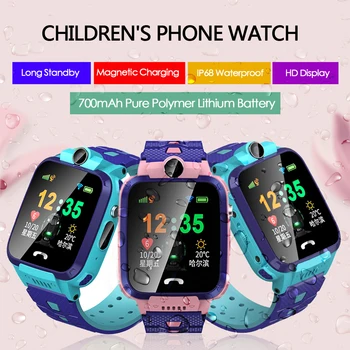 V95 Vaikai Smart Žiūrėti SOS Skambučio Kamera Kūdikių Anti-lost Laikrodis Jutiklinio Ekrano Telefonas LBS Padėties nustatymo Vietą Vaikų Žiūrėti Vaikai Dovana