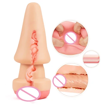 Vagina Pussy Analinis Kaištis ANNGEOK Dirbtinis Realistiškas 3D Soft Vagina Masturbator Suaugusiųjų Sekso Žaislas Vyrams ir Moterims