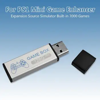 Vaikai 128G Žaidimas Stipriklis Šaltinis Simuliatorius Expansion Pack Built-in 7000 Žaidimai PS1 Mini DN Žaidimas Langelyje, Priedai, Patvarus