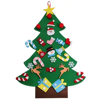 Vaikai 3D PASIDARYK pats Jaučiau, Kalėdų Eglutė, Kalėdų Dekoracijos Namuose Naujųjų Metų Kalėdų Medžio Rinkinys su Kabantys Papuošalai, Žaislai Vaikams