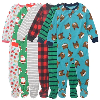 Vaikai carte berniukų ir mergaičių vilnos Siamo laipiojimo apranga su kojų šilta pižama kūdikių leotard Romper maišelį bezdalius ilgai lipti