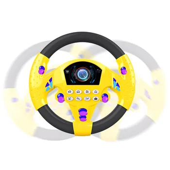 Vaikai Copilot Vairas Modeliavimas Kelis Garso Efektai Automobilių Vairavimo Vairas Žaislas Kūdikio Plėtoti Švietimo Žaislas