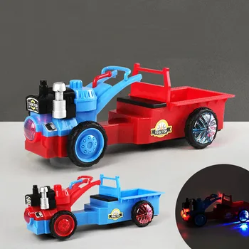 Vaikai Led Elektrinių Automobilių Žaislas Policijos 360 Laipsnių Pasukimo Ratų Kietas Apšvietimo Muzikos Atviras Duris Vaikams Elektroninių Automobilių Žaislai Vaikams