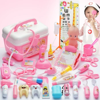 Vaikai Nustatyti Gydytojas Odontologas Žaislai, Mergaičių Vaidmenų Žaidimai Ligoninės Apsimesti Žaisti Medicinos Rinkinys Slaugytoja Maišą Žaislų Vaikams Vaikų Žaidimo