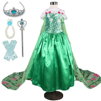 Vaikai Suknelės Mergaitėms Suknelė Cosplay Princesė Kostiumai Vaikams Šalių Kalėdų Dovana Fantasia Vestidos Mergaičių Drabužiai