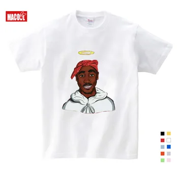 Vaikai Tupac 2pac Hip-Hop Grobis Atspausdintas T-shirt Vaikams, Kūdikių Atsitiktinis Marškinėliai Mergaitėms/Berniukams trumpomis Rankovėmis Vasaros Viršūnes Mergaičių Marškinėliai 3T-9T
