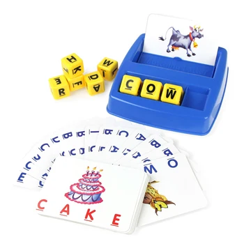 Vaikai Vaikai atitinkama Raide Žaidimas Abėcėlė Pav Rašybos Žaidimai anglų Kalbos Žodis ABC Puzzle Įdomus Anksti Švietimo Žaislai