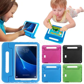 Vaikas Tablet Case for Samsung Galaxy Tab 10.1 colių T580 T585 Atgal Stovėti Vaikams EVA atsparus smūgiams Tablet Apsaugoti Padengti Priedai