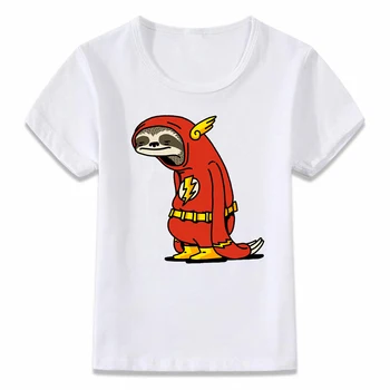 Vaikiški Drabužiai Marškinėliai Flash Tingumas, T-marškinėliai Berniukams ir Mergaitėms Bamblys Tee