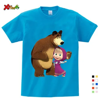 Vaikų Berniukų, Mergaičių Animacinių filmų Mados marškinėliai Vaikų trumpomis rankovėmis Vasaros Viršūnes Vaikiški marškinėliai berniukams Mergaičių Anime Modelis Vaikiški marškinėliai