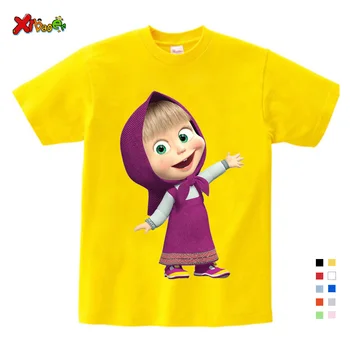 Vaikų Berniukų, Mergaičių Animacinių filmų Mados marškinėliai Vaikų trumpomis rankovėmis Vasaros Viršūnes Vaikiški marškinėliai berniukams Mergaičių Anime Modelis Vaikiški marškinėliai