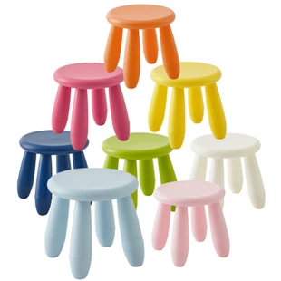 Vaikų Išmatų Plastikinių Kėdžių Spalva Mados Maži, Apvalūs Išmatose Darželio Išmatose Guolis 200 Kg