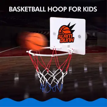 Vaikų mini krepšinio lankai žaislas patalpų ir lauko sporto sienos kabo krepšinio žiedas naujai čiulpia sienos montuojamas stovas su siurblio