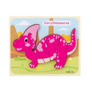 Vaikų puzzle darbalaukio surinkti dinozaurų trimatės dėlionės žaislas 1 Metų 0ld Kūdikių Smegenų Vystymasis Dėmesį Žaidimas