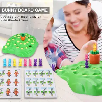 Vaikų stalo Žaidimas Bunny Hop Juokinga Triušis Šeimos Įdomus stalo Žaidimas, skirtas Vaikams Naujovė Vaikų lauko sporto žaislas įrankiai