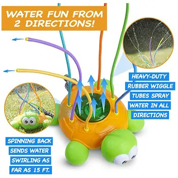 Vaikų vonios žaislai Vandens vėžlys Neutralus Purkštuvų Žaislas Hidro Sukama Verpimo Splash Vėžlys Lauko Vandens Žaisti Įdomus