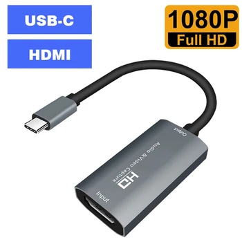 Vaizdo įrašymo Plokštę su HDMI Tipo C o Grabber Įrašyti HD 1080P Vaizdo plokštė Žaidimo Transliavimo Per DSLR Mokymo