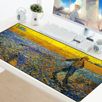 Van Gogh Pelės Mygtukai Kompiuterio Pad pelė, Klaviatūra, Kilimėlis Guminis Žaidimų Žaidėjus Biuro Stalas Laptop Žvaigždėtą Naktį Pelės Kilimėlis csgo