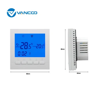 Vancoo WiFI Smart Termostatas 220V Dujų Katilo Temperatūros Reguliatorius Grindinio Šildymo Katilas Thermoregulator