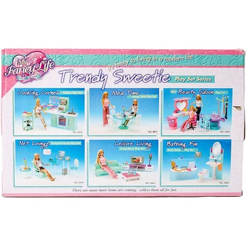 Vandens Pramogos: Baseinas Barbie House Vasaros Kurortas Playset Lėlių Baldų Priedai Geriausia Mergina Dovana