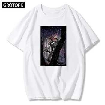 Vasaros Harajuku Svetimas Dalykų 3 T Shirt Grafikos Tees Vyrų/moterų Streetwear Moterų Hip-Hop Unisex Viršų trumpomis Rankovėmis Kpop T Shirts