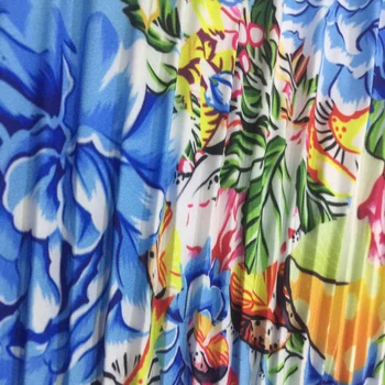 Vasaros Suknelė Plius Dydis M-3XL 2020 Atsitiktinis Moterų Mados Mėlynos spalvos Gėlių Spausdinti Midi Office Ponios Darbo Drabužiai Plisuotos Suknelės Derliaus