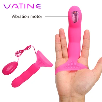 VATINE 7 Greičio Piršto Vibratorius, Dirželis Ant Klitorio Stimuliatorius Silikono Sekso Žaislai Moterims, G-spot Moterų Masturbacija Sekso Produktai