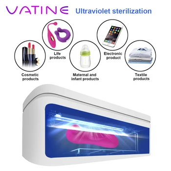 VATINE Sterilizavimo ir Dezinfekavimo už Vibratorius Dildo talpinimo Sekso Žaislai UV Dezinfekavimo Lauke Vibratorius Priedai