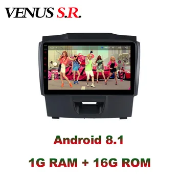 VenusSR Android 8.1 2.5 D automobiliui, dvd Chevrolet S10 NOVATORIŠKUMĄ ISUZU D-MAX multimedijos headunit GPS Radijas stereo gps navigacijos