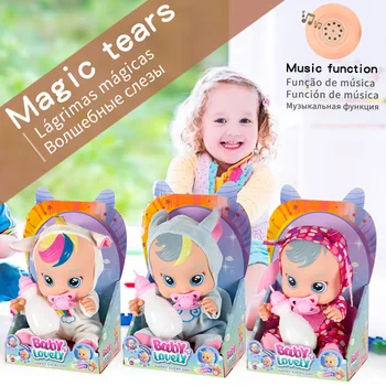 Verkti Kūdikiams Baby10 Colių Verkti, Ašaros Lėlės 2 Kartos mergaičių Žaislas