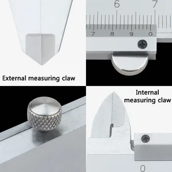 Vernier suportas 0-150 0-200 0-300 mm, tikslumas nerūdijančio plieno vernier slankmatis digital suportas matavimo įrankis