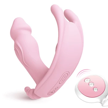 Vibracija Kelnaitės Nešiojami Drugelis Dildo Vibratorius, Sekso Žaislai Moters G Spot Klitorio Stimuliatorius Belaidžio Nuotolinio Valdymo žaislai