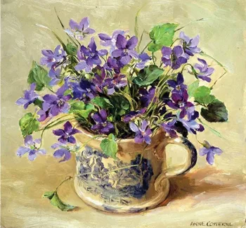 Violetinė Violetiniai gėlių Skaičiuojami Kryželiu Rinkiniai Spalvos 