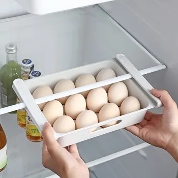 Virtuvės Šaldytuvas Kiaušinių Laikymo Dėžutė Kiaušinių Laikiklį Maisto Saugojimo Konteineris Atveju Tvarkingas vietos išsaugojimas Lange Maisto Organizatorius