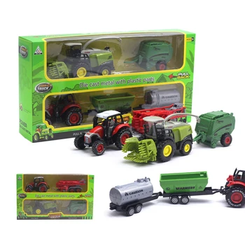 Visi Ūkio Traktoriaus itin Žaisti Kolekcijos Žaislas,Diecast Metal Transporto priemonės Automobilio Modelį su Plastiko Dalis,Pasėlių Cutter Purkštuvas Elektrinės
