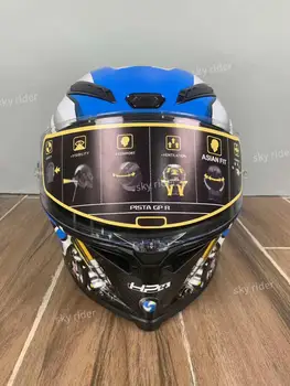 Visą Veidą Motociklo šalmas anglies pluošto BHP4 Jojimo Motokroso Lenktynių Motociklams Šalmas casco moto capacete moto