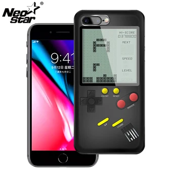 Visų Spalvų Žaidimas Mašina, Telefono dėklas Skirtas iPhone 6 7 8P Ekranas Žaidimų Konsolės Atveju, 