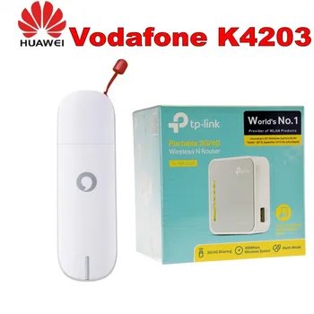 Vodafone 3G USB Huawei K4203 Mobiliojo Plačiajuosčio Modemo prijungimo įtaisas + TP-Link TL-MR3020 150 Mbps 1-Port 10/100 Belaidžio tinklo Maršrutizatorius