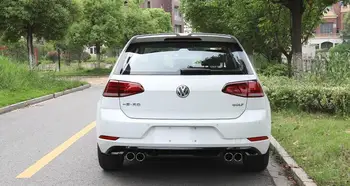 Volkswagen Golf 7.5 Galinis spoileris ABS Galinio Buferio Difuzorius Buferių apsaugos GOLFO Po 