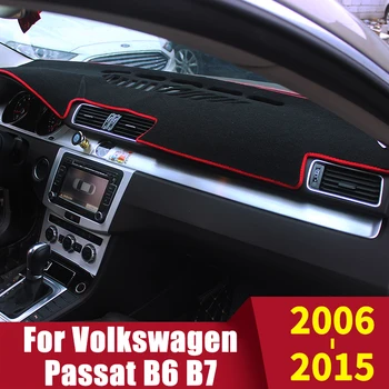 Volkswagen Passat B6 B7 2006-15 Passat CC 2009-17 LHD Automobilio prietaisų Skydelio Dangtelį, Mat Išvengti Šviesos Padas Saulės Pavėsyje, Kilimai Priedai