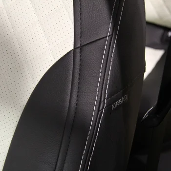 Volkswagen Polo SD 2010-2019 гв. (разд. Reversas. Atlošas) mados sėdynės padengti iš экокожи [modelį, autopilotas, rombas]