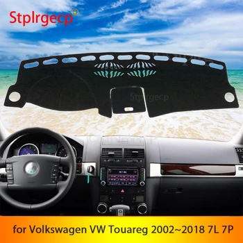 Volkswagen VW Touareg 2011~2018 7L 7P neslystantis prietaisų Skydelio Kilimėlis Padengti Trinkelėmis skėtį nuo saulės Dashmat Automobilių Reikmenys. 2016 m. 2017 m. m. m.