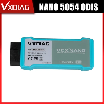 VXDIAG VCX NANO 5054 ODIS V5.1.5 Paramos NDS Protokolas ir Multi-language WIFI Versija Remti Metai nuo 2001 m. iki 2019 m.