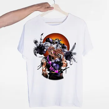 Vyrai JoJo ' s Bizarre Adventure T-shirt O-Kaklo trumpomis Rankovėmis, Vasaros Atsitiktinis Mados Unisex Vyrų ir Moterų Marškinėlius