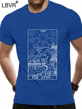 Vyrai Juokingi Marškinėliai Mados marškinėlius Žvaigždė Taro Kortų XVII Moterys t-shirt